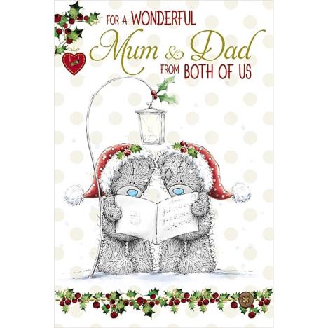 Wonderful Mum & Dad From Both of Us Me to You Bear Christmas Card £3.59